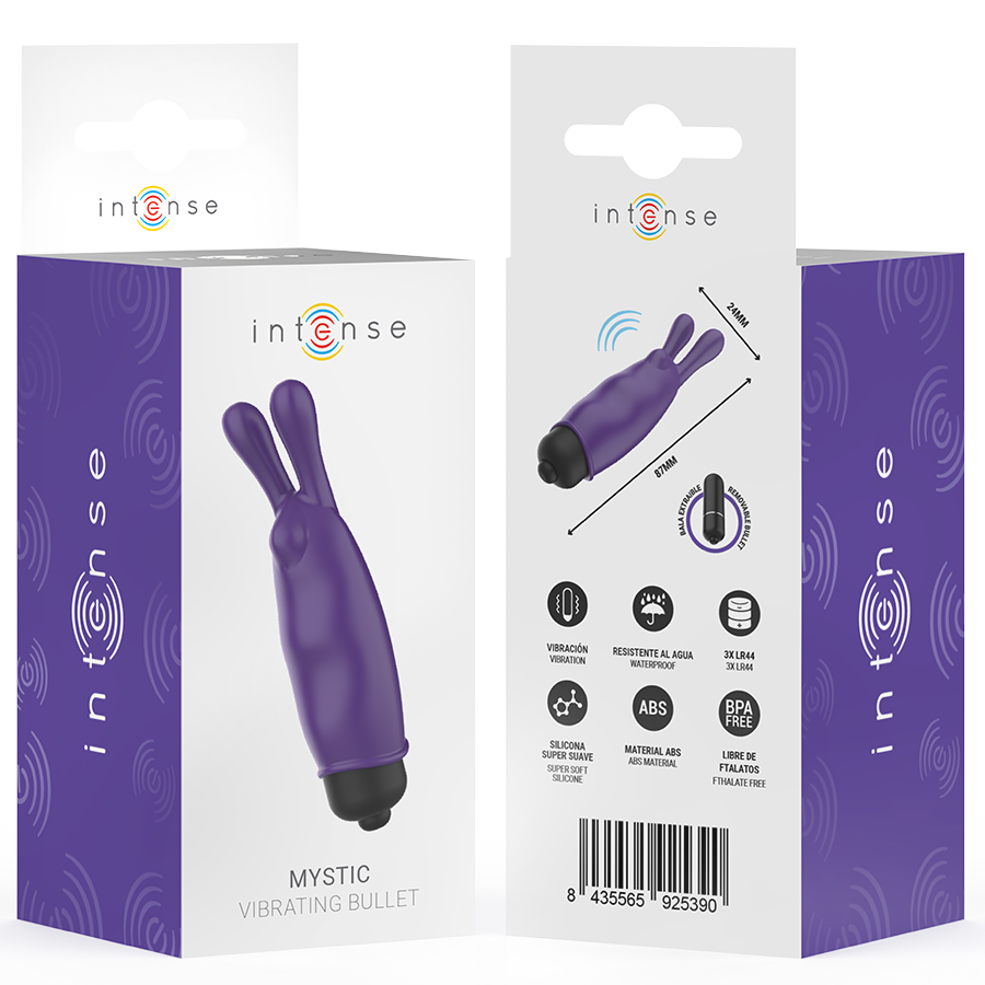 INTENSE FUN TOYS – Intense - Bala Vibratória Roxa Mística 8,7 X 2,4 Cm - Image 7