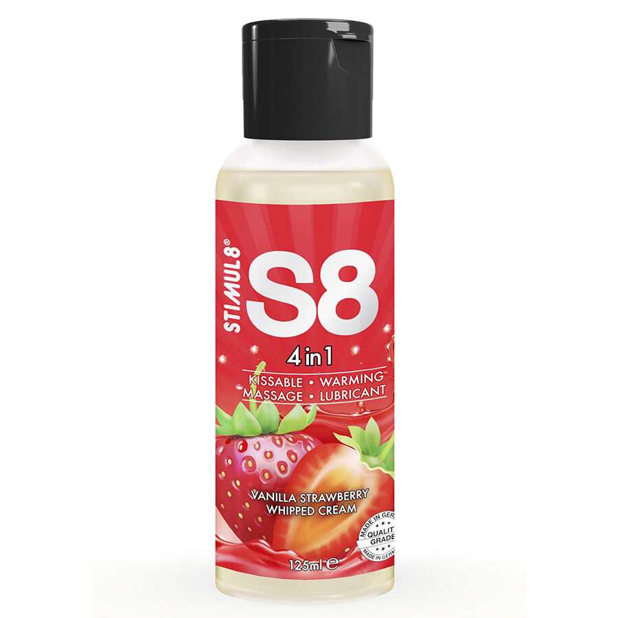 STIMUL8 – S8 Lubrificante 4 Em 1 De Sobremesa De Morango 125 Ml