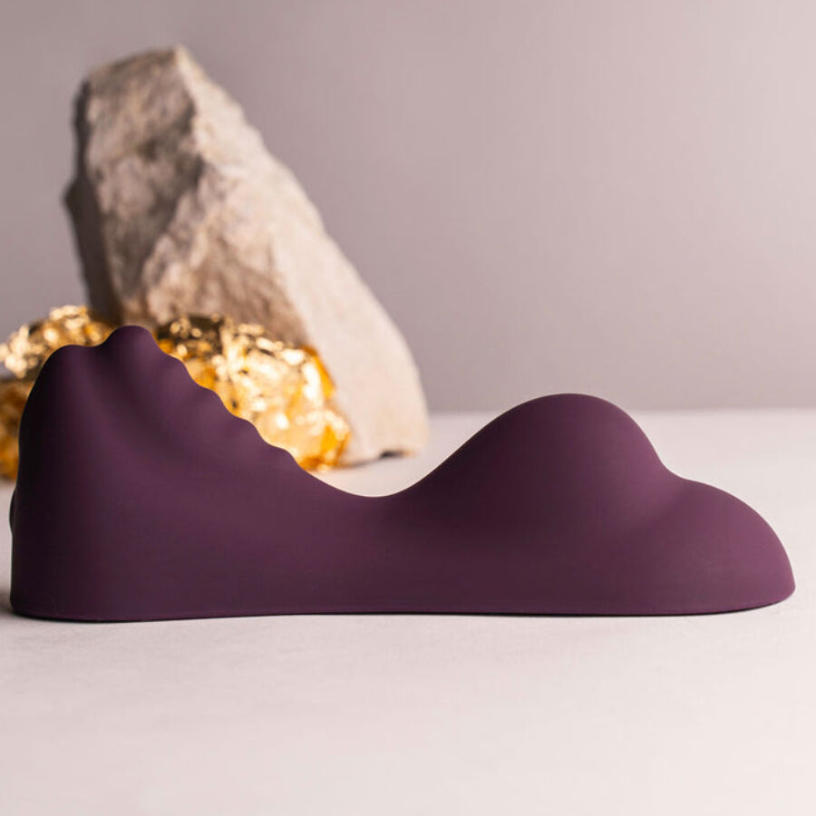 ROCKS-OFF – Vibrador Ruby Glow Roxo Para Sentar - Image 4