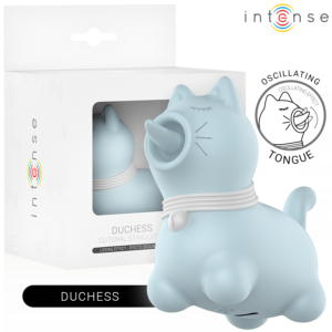 INTENSE FUN TOYS – Intense - Estimulador Duchess Com Língua Giratória 360º Azul