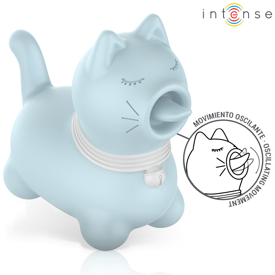 INTENSE FUN TOYS – Intense - Estimulador Duchess Com Língua Giratória 360º Azul - Image 3