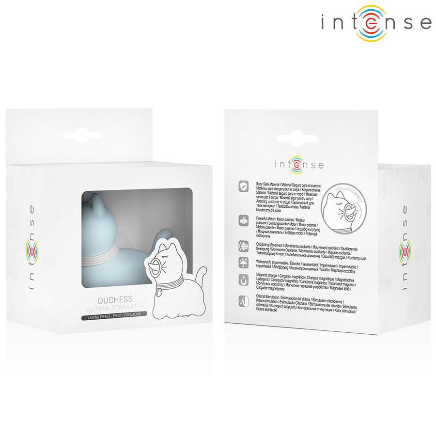 INTENSE FUN TOYS – Intense - Estimulador Duchess Com Língua Giratória 360º Azul - Image 7