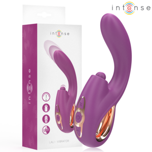 INTENSE HIGH TECH – Intense - Lali Multifuncional Vibrador De Ponto G Com Batida, Impulsão E Vibração Roxo