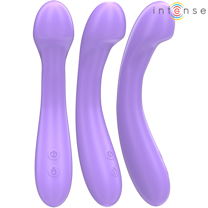 INTENSE HIGH TECH – Intense - Vibrador Becky 19 Cm Aquecível 7 Vibrações Roxo - Image 3