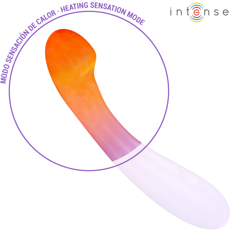 INTENSE HIGH TECH – Intense - Vibrador Becky 19 Cm Aquecível 7 Vibrações Roxo - Image 4