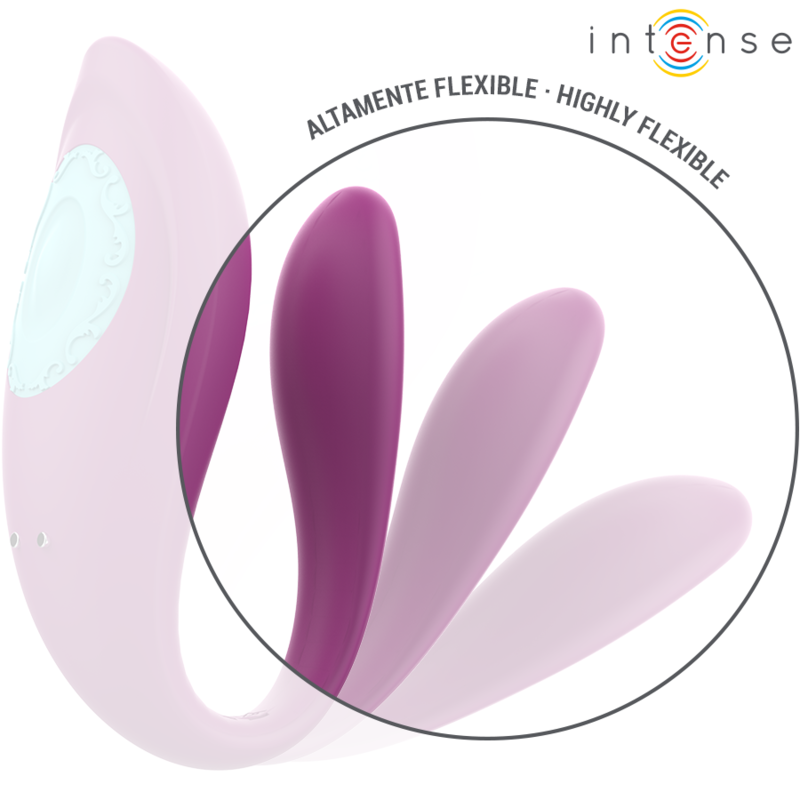 INTENSE REMOTE CONTROL – Intense - Annie Vibrador E Estimulador Em Forma De U Roxo Controle Remoto - Image 6
