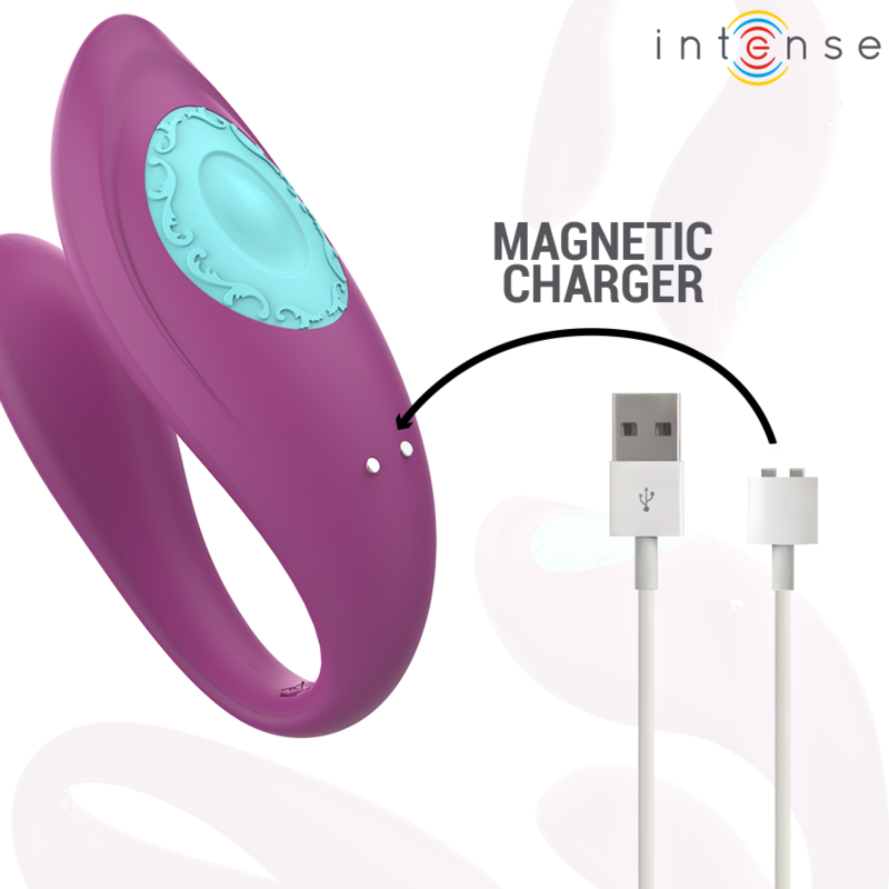 INTENSE REMOTE CONTROL – Intense - Annie Vibrador E Estimulador Em Forma De U Roxo Controle Remoto - Image 7