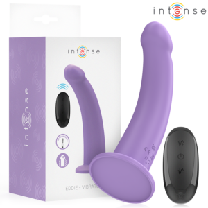 INTENSE REMOTE CONTROL – Intense - Vibrador Eddie 17,5 Cm 10 Vibrações Roxo Controle Remoto