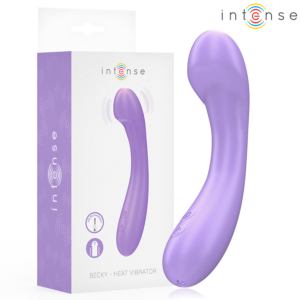 INTENSE HIGH TECH – Intense - Vibrador Becky 19 Cm Aquecível 7 Vibrações Roxo