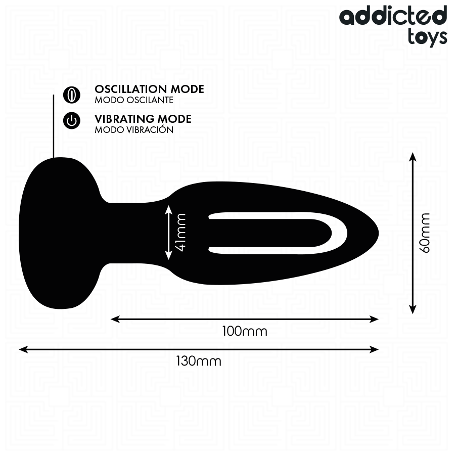 ADDICTED TOYS – Plug Anal Com Língua Vibratória E Controle Remoto - Image 7