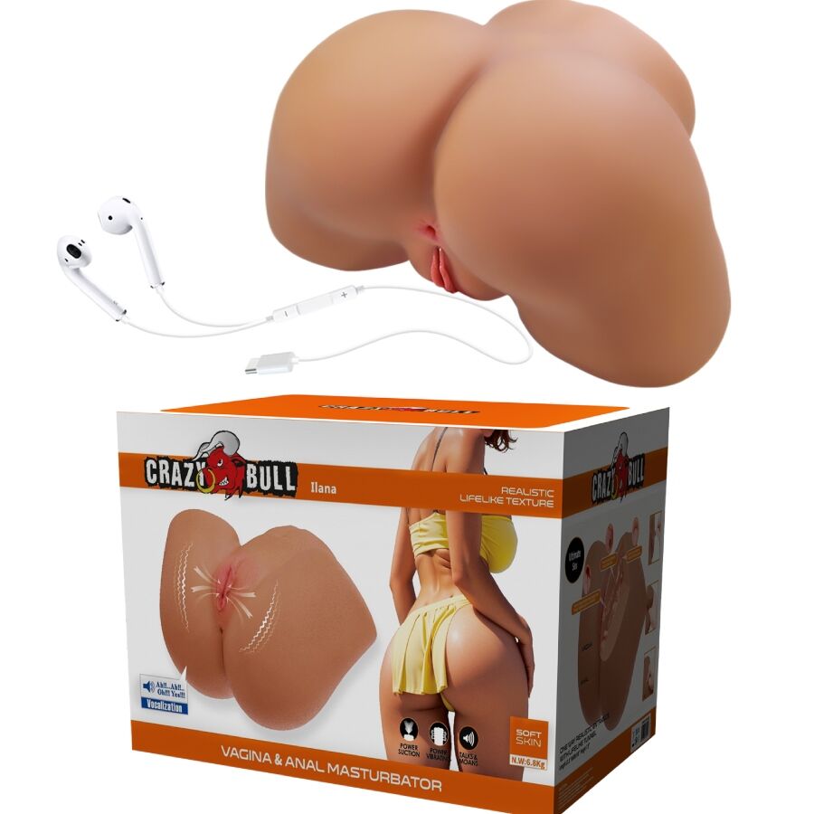 CRAZY BULL – Ilana Vibrador De Bull Feminino Realista E Sucção Com Som 6,8 Kg - Image 2