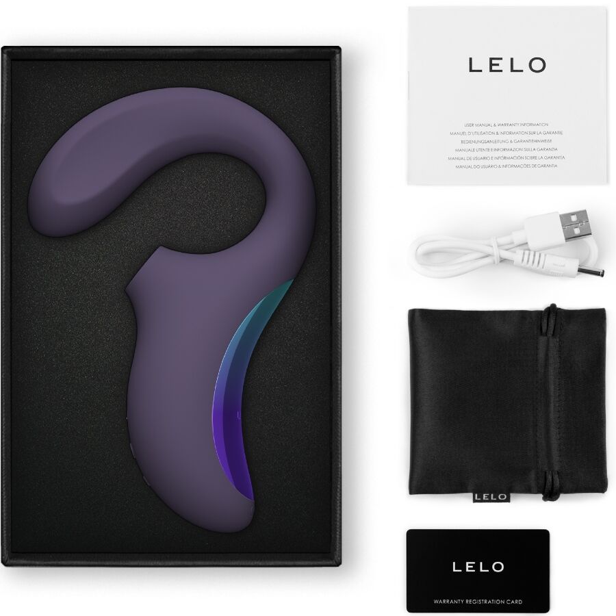 LELO – Enigma Wave Massageador De Tripla Vibração Cyber Roxo - Image 3