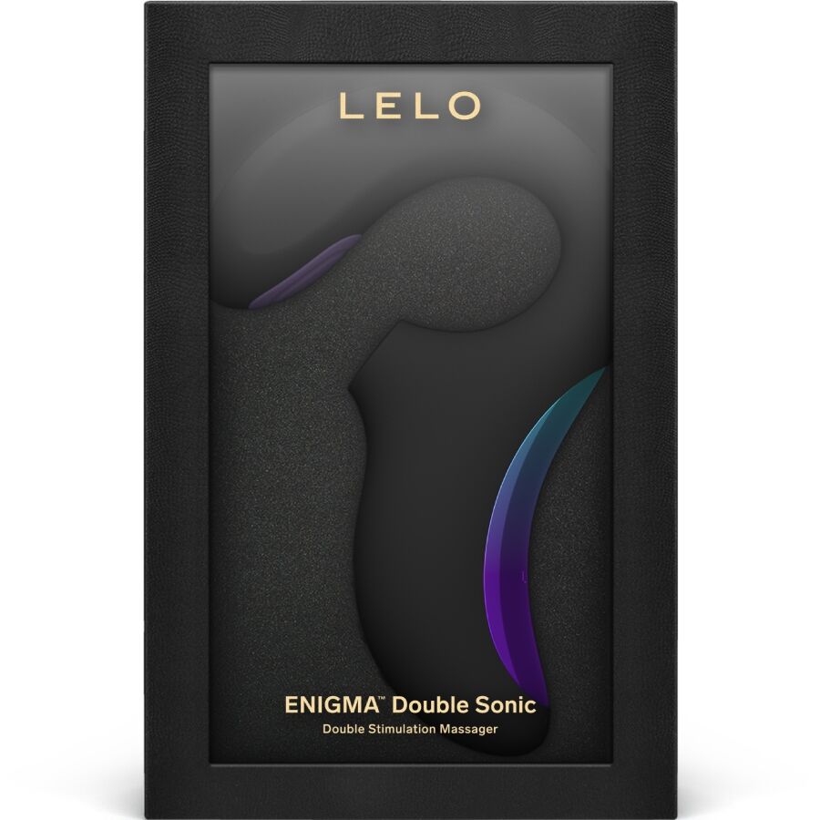 LELO – Enigma Duplo Vibrador Sônico Ponto G Preto - Image 4