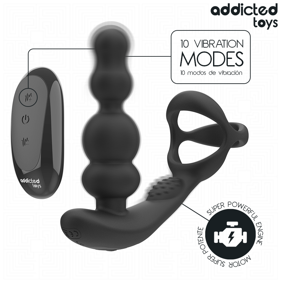 ADDICTED TOYS – Massageador De Próstata Giratório Com Controle Remoto - Image 4