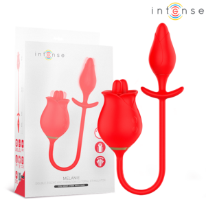 INTENSE HIGH TECH – Intense - Estimulador Duplo De Clitóris Melanie Com Língua Em Zigzag