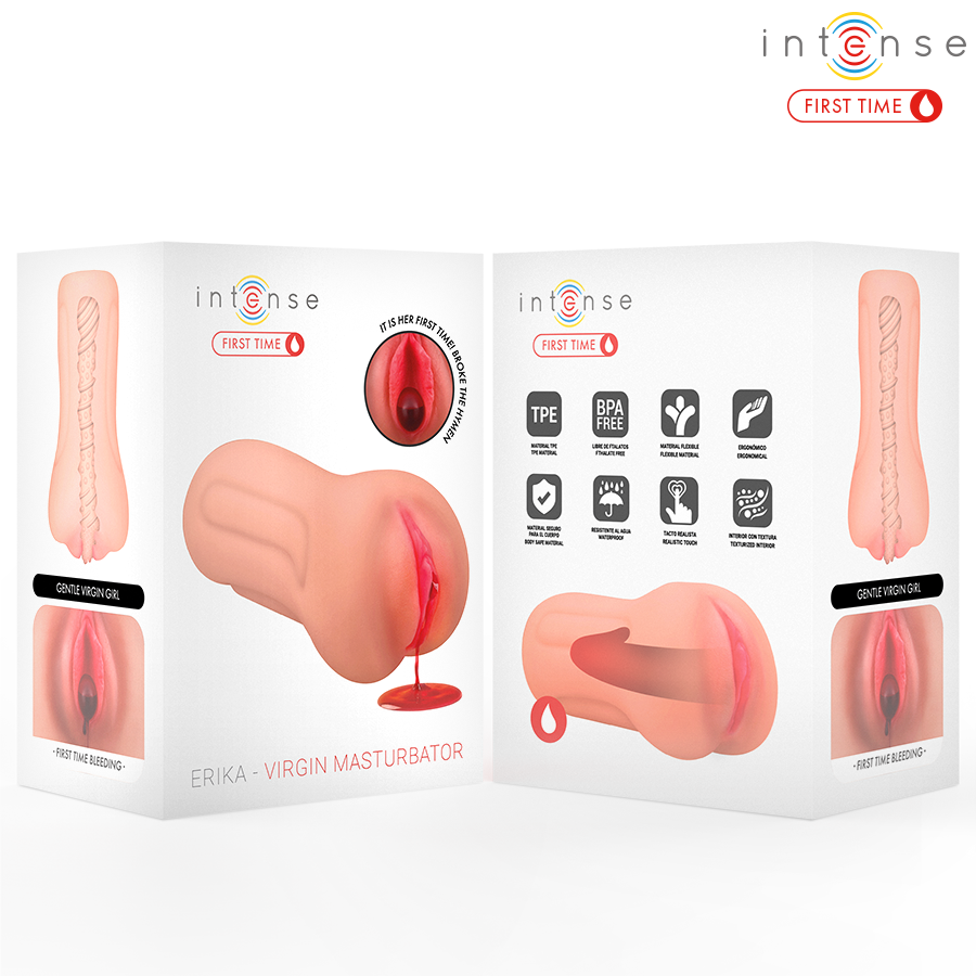 INTENSE BODIES & MASTURBATORS – Intense First Time - Erika Virgem Se Masturbando Com Sangramento - Image 3
