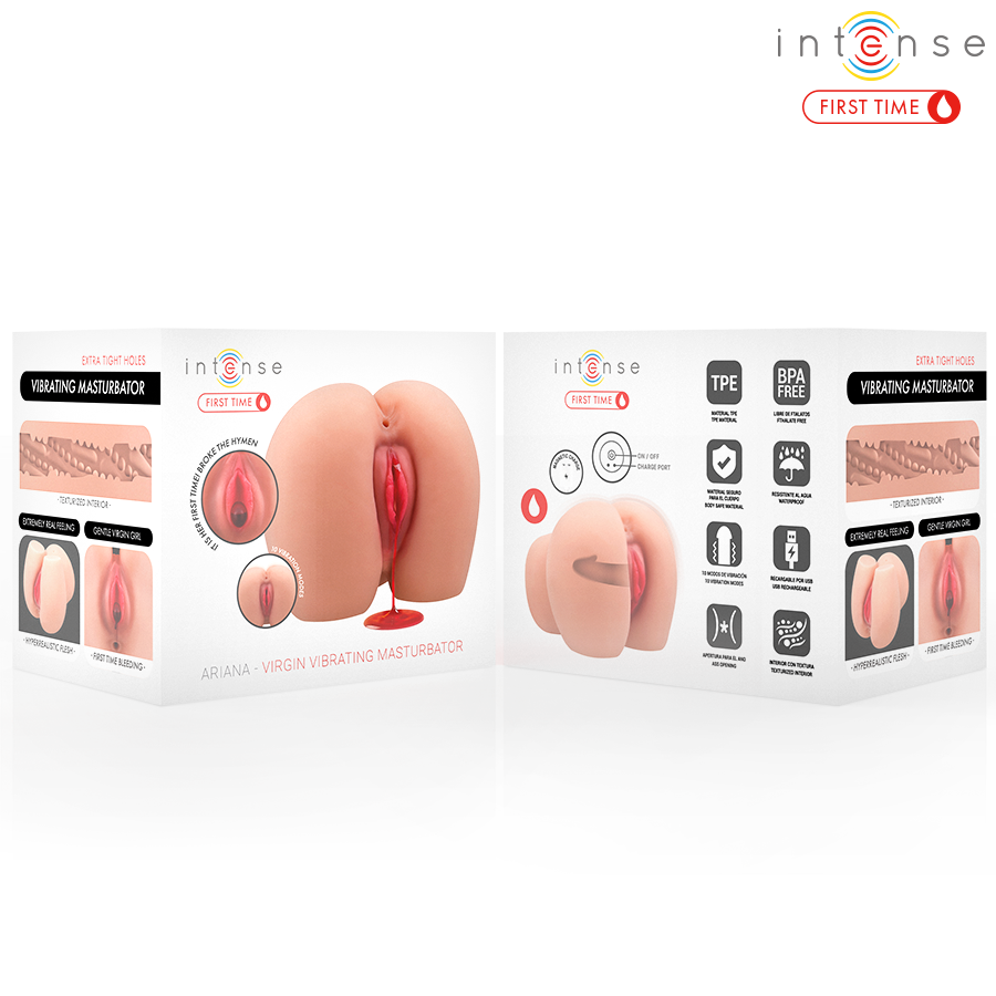 INTENSE BODIES & MASTURBATORS – Intense First Time - Vibrador Ariana Virgem Masturbador Com Sangramento - Image 3
