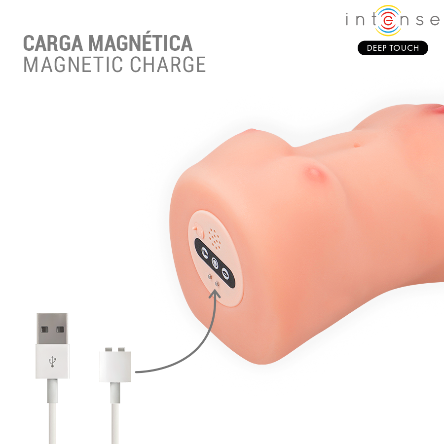 INTENSE BODIES & MASTURBATORS – Intense Deep Touch - Masturbador Vibratório E De Sucção Catherine Com Voz - Image 8
