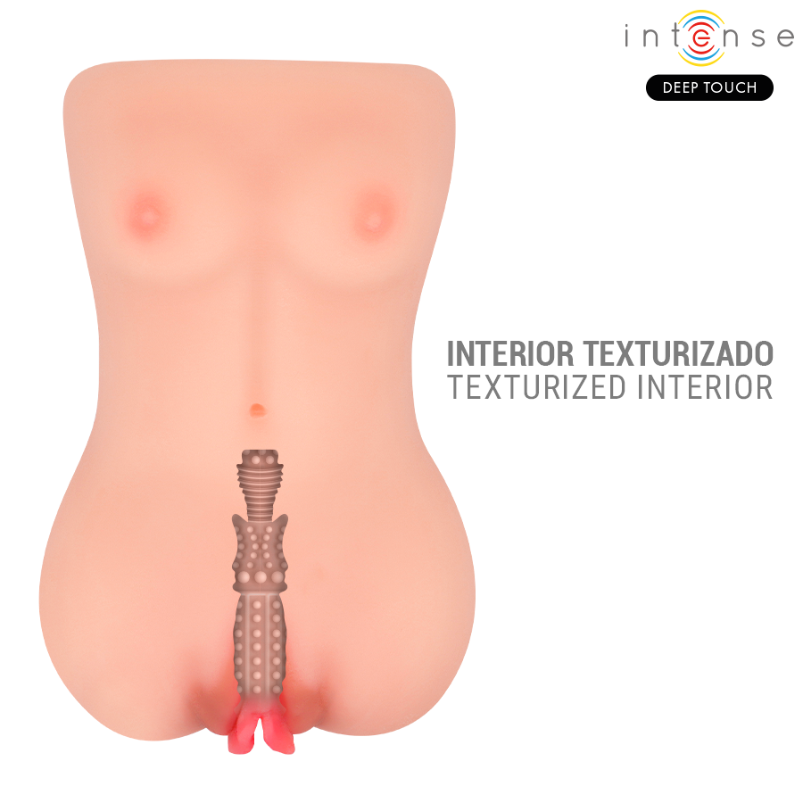 INTENSE BODIES & MASTURBATORS – Intense Deep Touch - Masturbador Vibratório E De Sucção Catherine Com Voz - Image 9