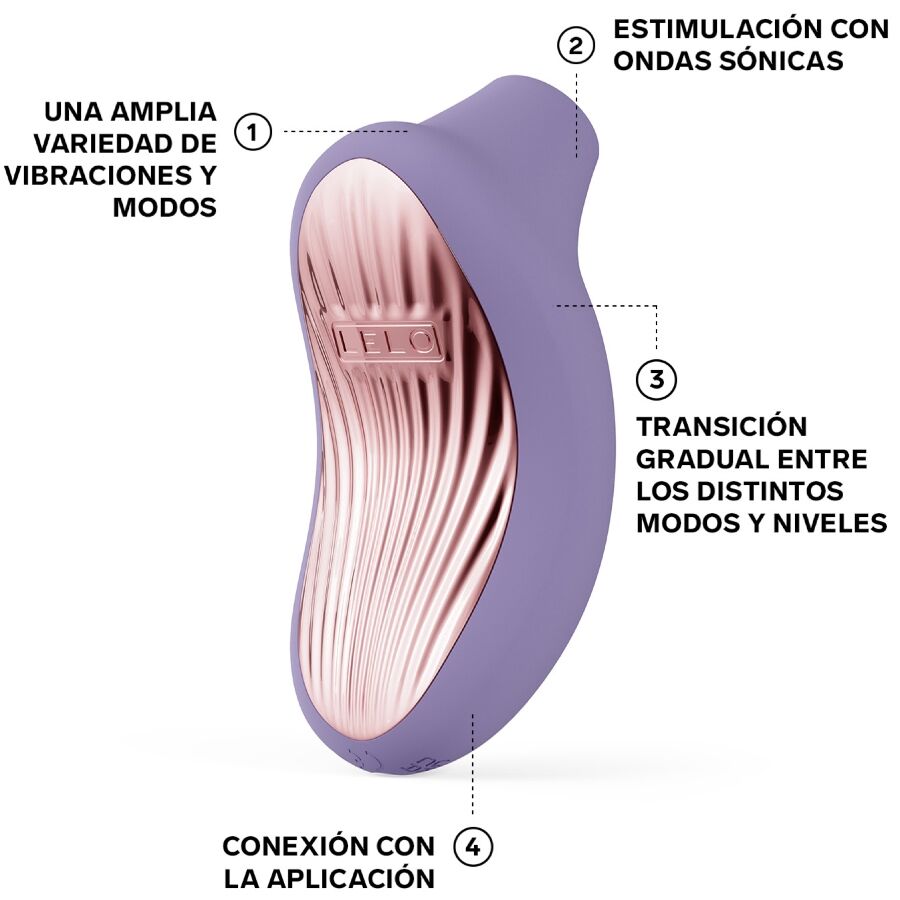 LELO – Sona 3 Massageador Clitórico Sônico Violet Crepúsculo - Image 4