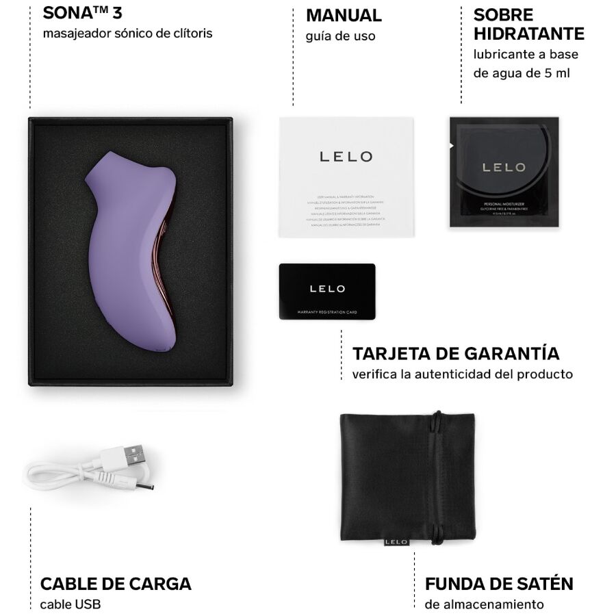 LELO – Sona 3 Massageador Clitórico Sônico Violet Crepúsculo - Image 5