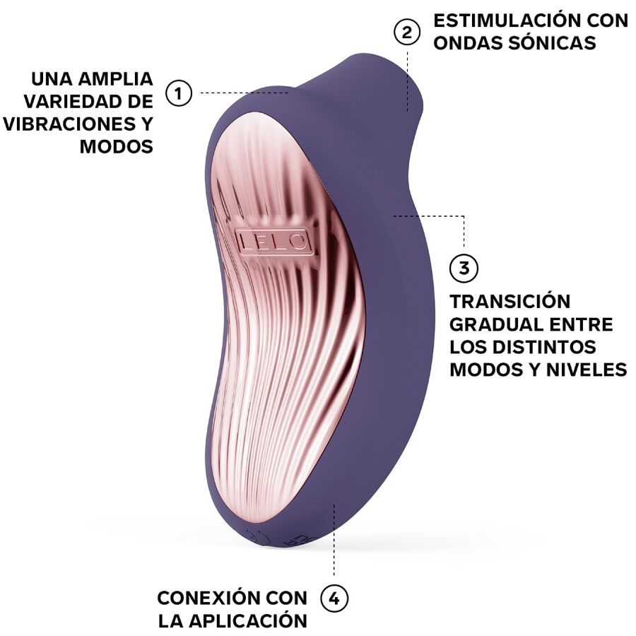 LELO – Sona 3 Massageador Clitórico Sônico Roxo Cibernético - Image 4