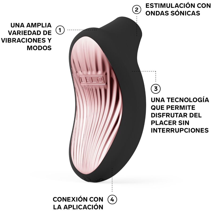 LELO – Sona 3 Cruise Massageador Clitórico Sônico Preto - Image 4
