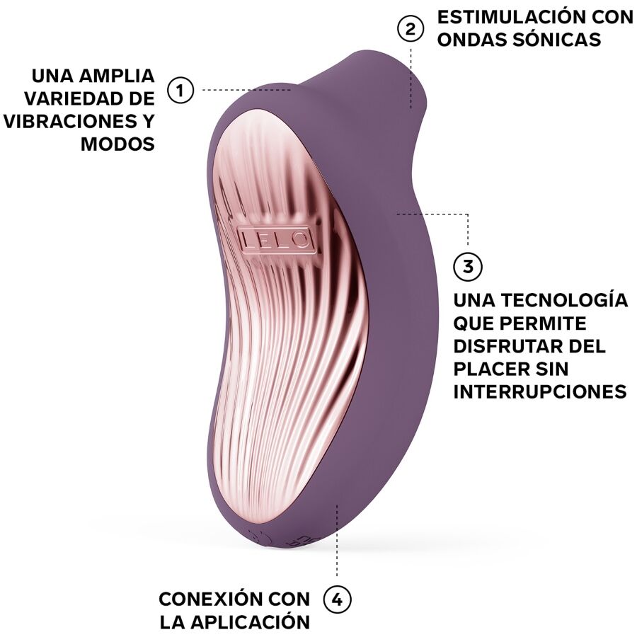 LELO – Sona 3 Cruise Sonic Massageador Clitórico Ameixa - Image 4