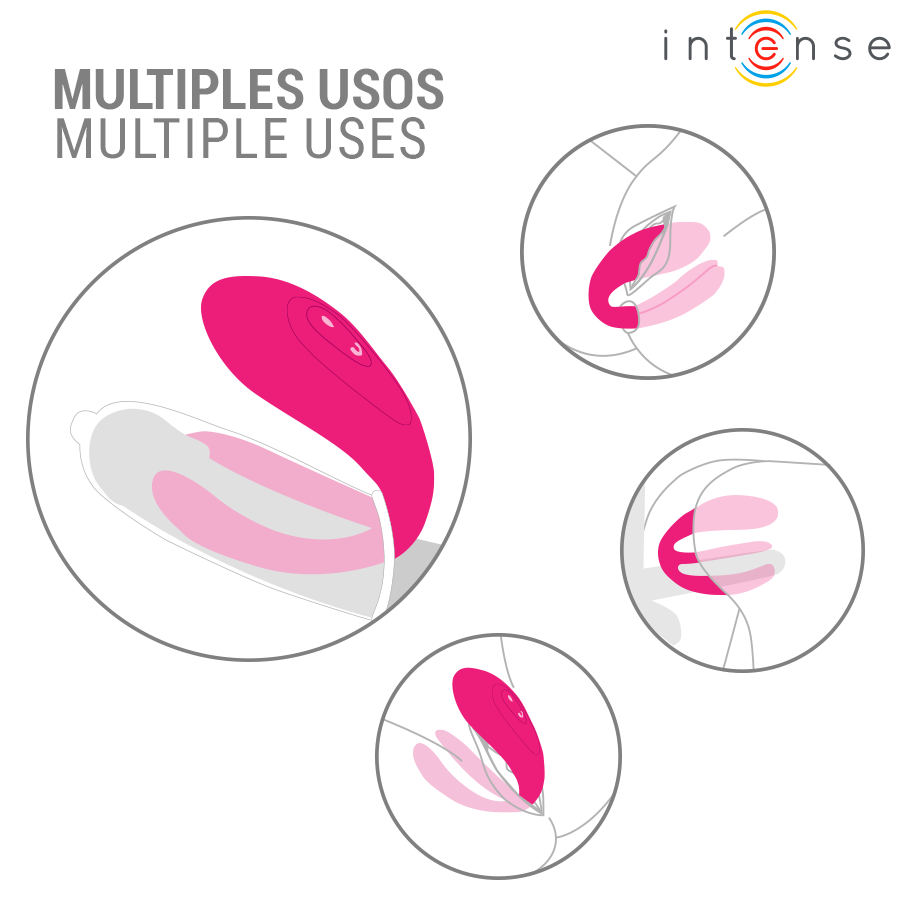 INTENSE REMOTE CONTROL – Intense - Julia Vibrador Duplo Com Controle Remoto - Image 8