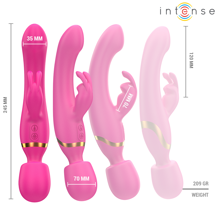 INTENSE HIGH TECH – Intense - Vibrador Duplo Winona Coelho E Varinha - Image 8