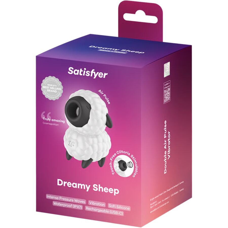 SATISFYER AIR PULSE – Satisfyer - Vibrador E Estimulador De Pulso De Ar Em Forma De Ovelha Sonhadora - Image 3