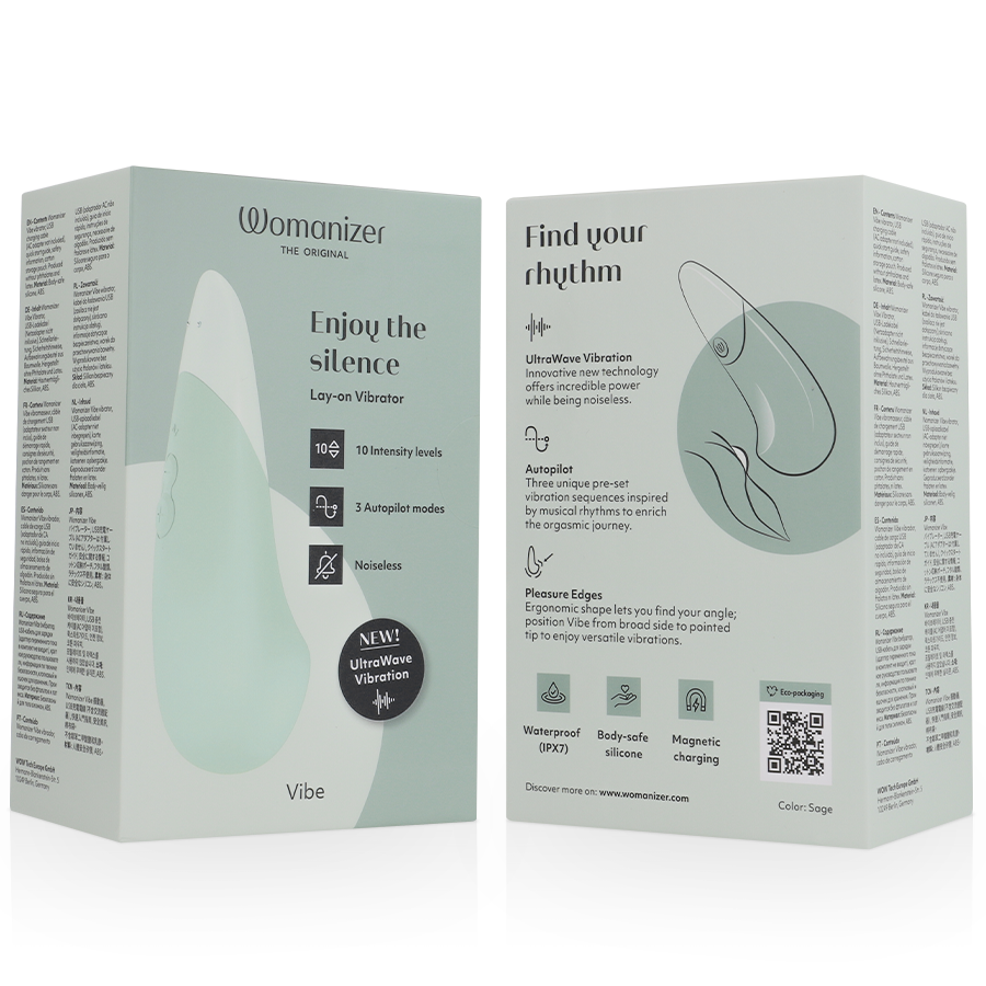 WOMANIZER – Vibe Lay-On Vibrador Silencioso Sábio - Image 7