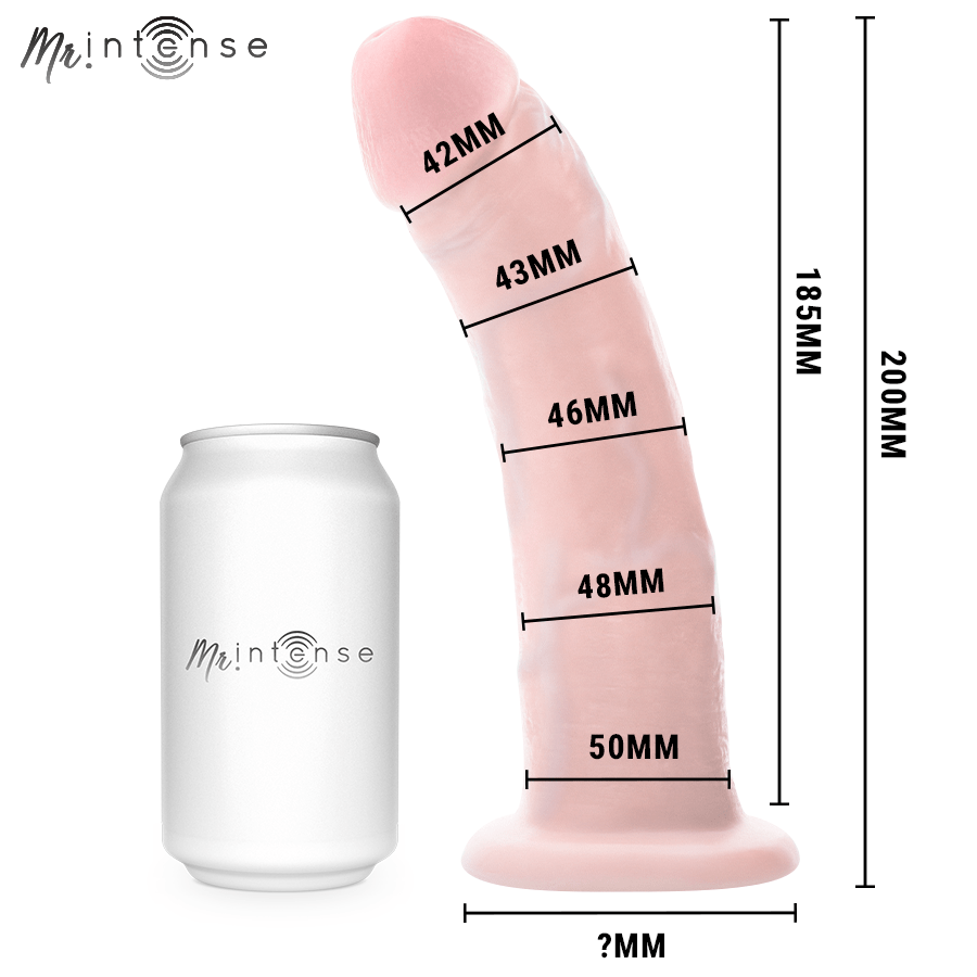 MR INTENSE - Dildo Médio Terence 20 cm - Ø 5 cm - Image 6