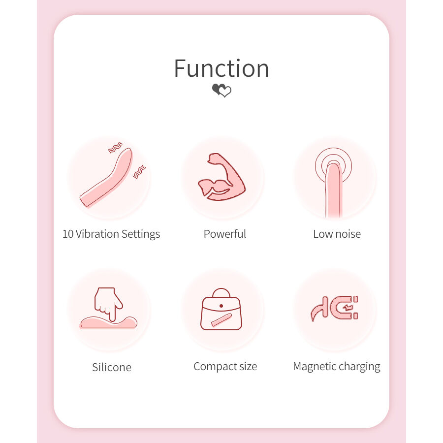 HIGH TECH – Pretty Love - Kisell Vibrador Rosa Para Ponto G - Image 9