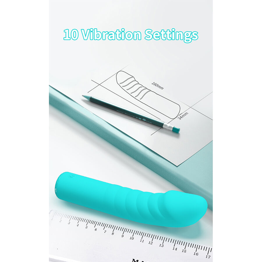 HIGH TECH – Pretty Love - Rylan Vibrador Azul Para Ponto G - Image 8