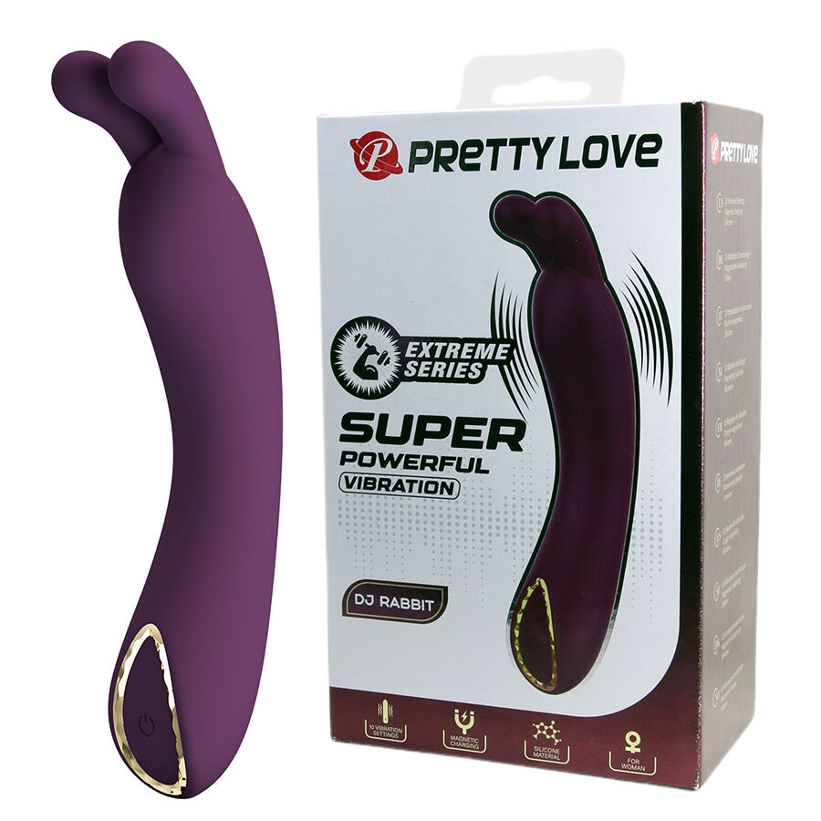 PRETTYLOVE – Pretty Love - Dj Rabbit Vibrador De Ponto G Roxo