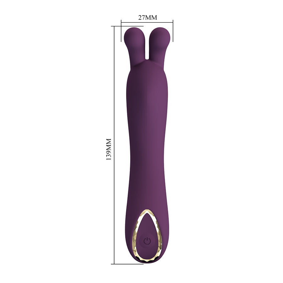PRETTYLOVE – Pretty Love - Dj Rabbit Vibrador De Ponto G Roxo - Image 6
