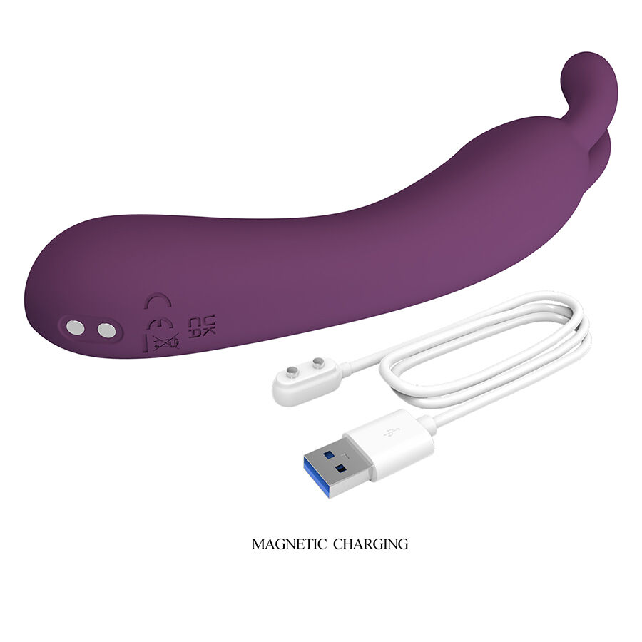 PRETTYLOVE – Pretty Love - Dj Rabbit Vibrador De Ponto G Roxo - Image 8