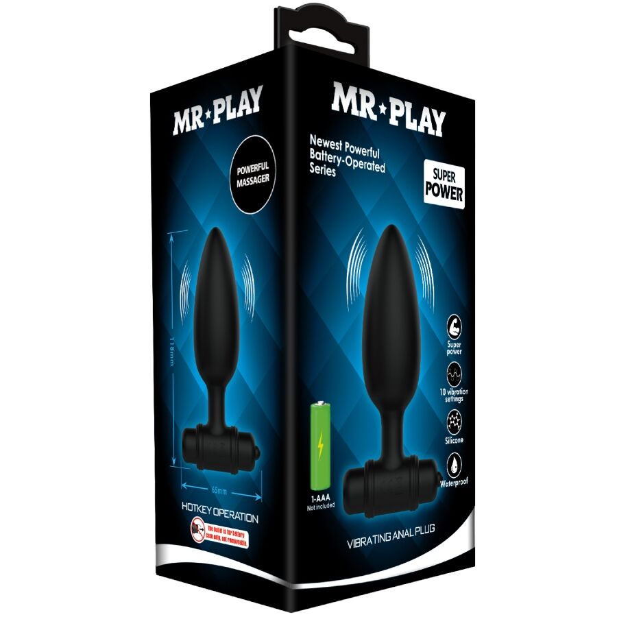 MR PLAY – Plug Anal Super Power Com Vibração - Image 9