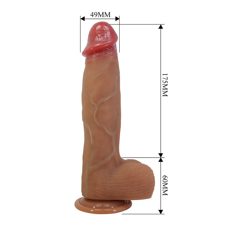 Pretty Love - Dildo Realista com Ventosa 23,5 cm - Ø 4,9 cm - Image 7