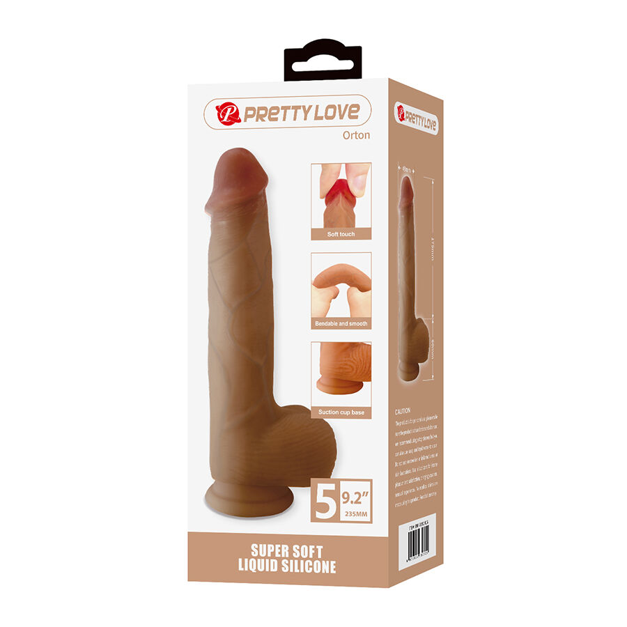 Pretty Love - Dildo Realista com Ventosa 23,5 cm - Ø 4,9 cm - Image 8