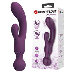 HIGH TECH – Pretty Love - Vibrador Roxo Para Ponto G, Versátil E Completo