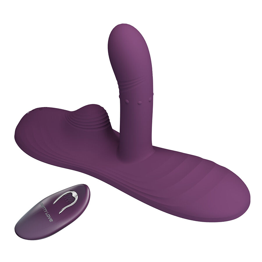 REMOTE CONTROL – Pretty Love - Luka Vibrador De Sentado Com Efeito De Calor E Controle Remoto - Image 3