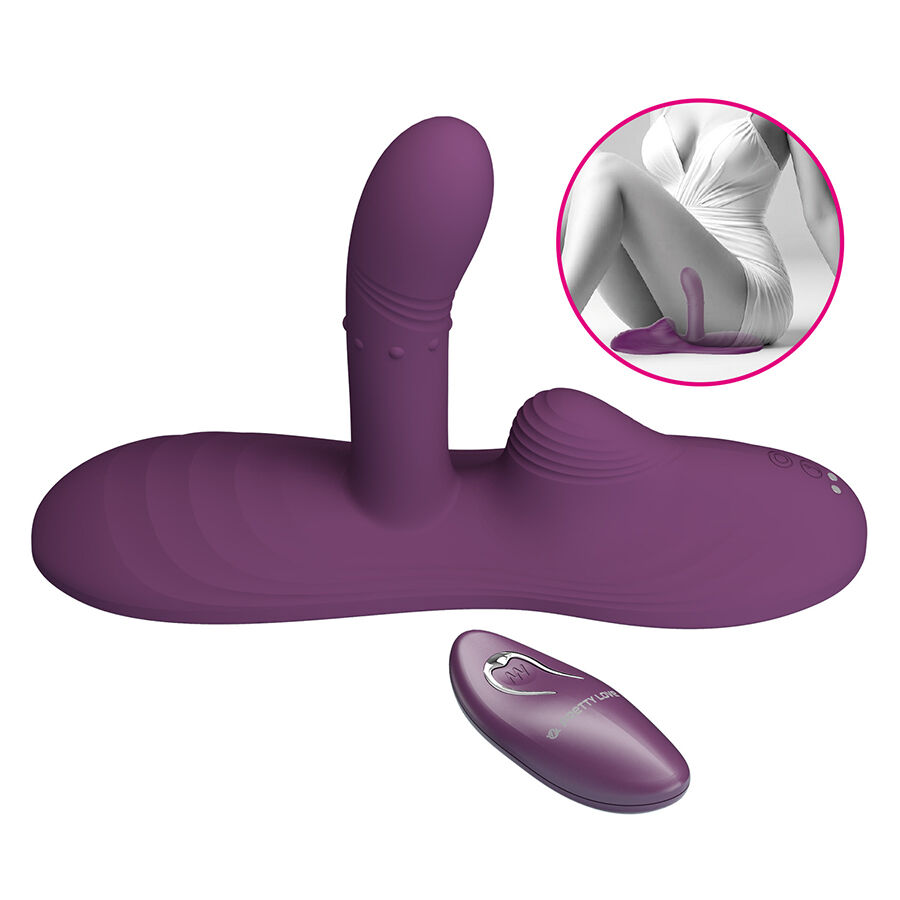 REMOTE CONTROL – Pretty Love - Luka Vibrador De Sentado Com Efeito De Calor E Controle Remoto - Image 5