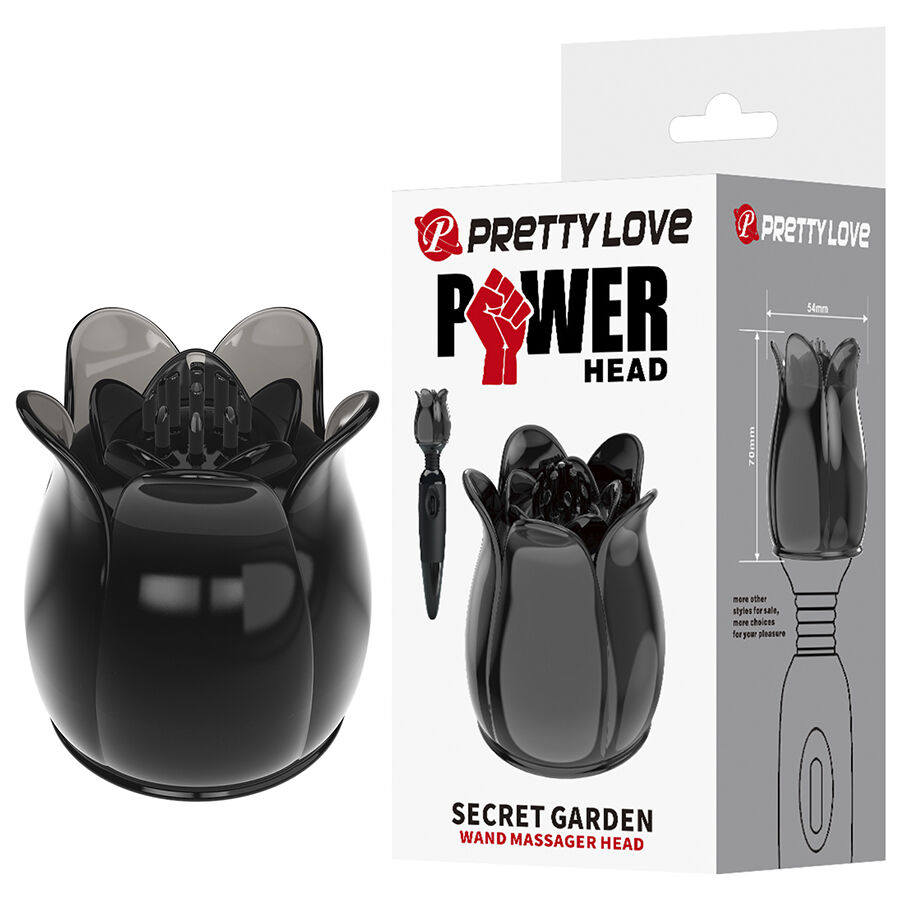 HIGH TECH – Pretty Love - Secret Garden Cabeça De Massagem Preta - Image 2