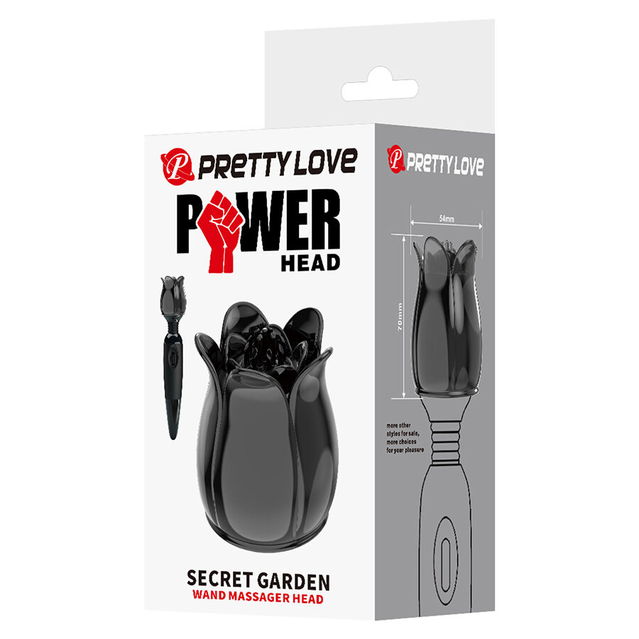 HIGH TECH – Pretty Love - Secret Garden Cabeça De Massagem Preta - Image 9