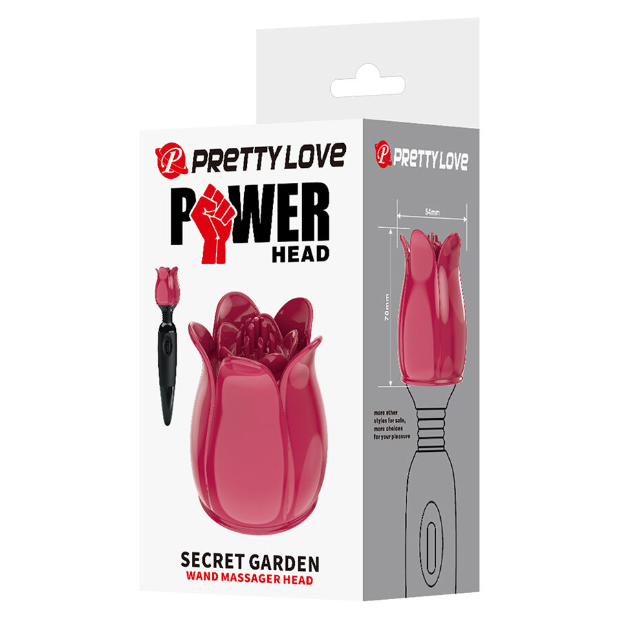 HIGH TECH – Pretty Love - Secret Garden Cabeça De Massagem Rosa - Image 9