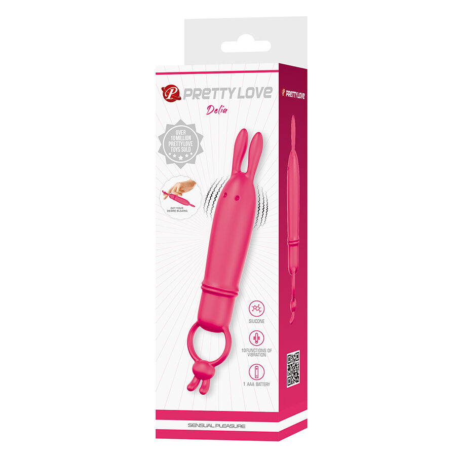 FOR HIM – Pretty Love - Delia Vibrador Rabbit Com Anel De Resistência - Image 9