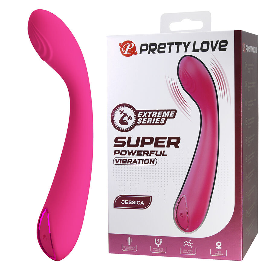 HIGH TECH – Pretty Love - Jessica Vibrador Rosa De Alta Potência - Image 2