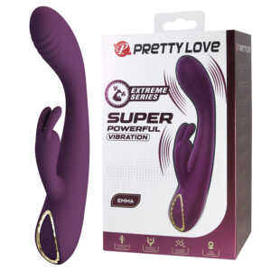 HIGH TECH – Pretty Love - Emma Vibrador Roxo Rabbit Com Estimulador